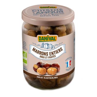 Danival Marrons entiers bio au naturel, 320g
