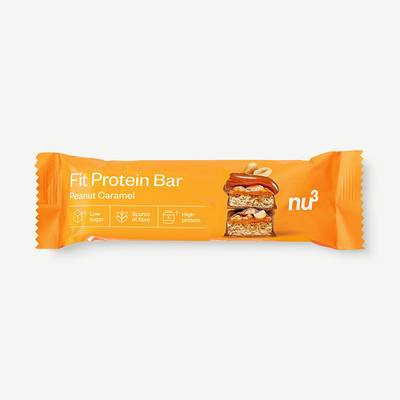 4260744952874 - NU3 - Barre Protéinée Cacahuète Caramel - Fit Protein Bar