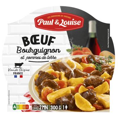 Paul & Louise Boeuf Bourguignon et Pommes de Terre, 300g