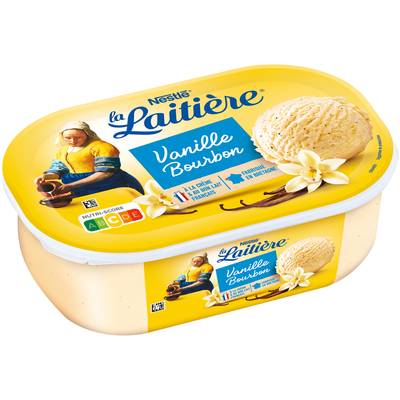 La laitière Crème glacée à la vanille Bourbon, 490g