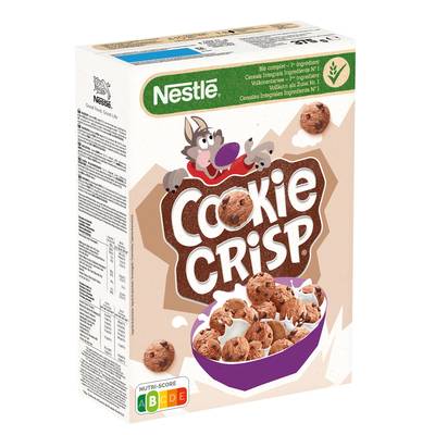 Cookie Crisp Céréales Mini Cookies pépites de chocolat, 375g
