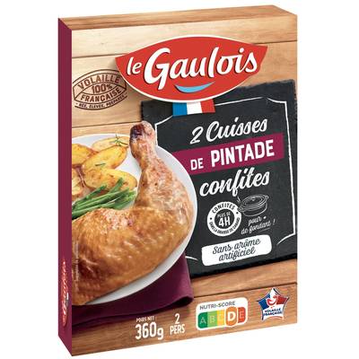 Le Gaulois Cuisses de Pintade Confites, 2 pièces - 360g