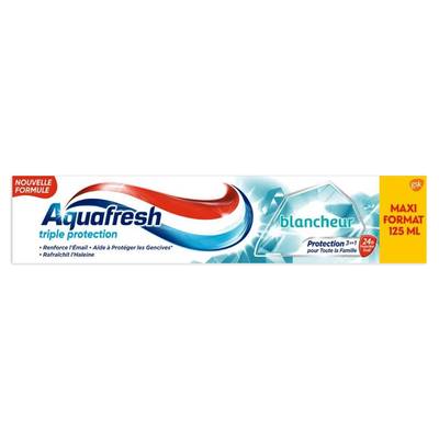 Aquafresh Dentifrice blancheur Triple Action, 125ml