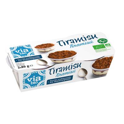 ViaBio Tiramisu bio, 2x80g