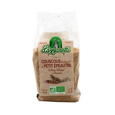 Lazzaretti Couscous de Petit Epeautre de Haute Provence Bio, 400G