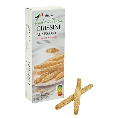 Auchan Tavola In Italia Gressins au sésame, 120g