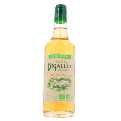 Bigallet Sirop Fleur de Sureau bio, 70cl