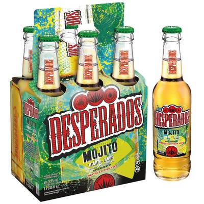Desperados Bière arromatisée saveur Mojito 5.9°, 6x33cl