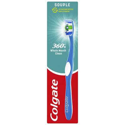 Colgate Brosse à dents Souple, 1 brosse à dents