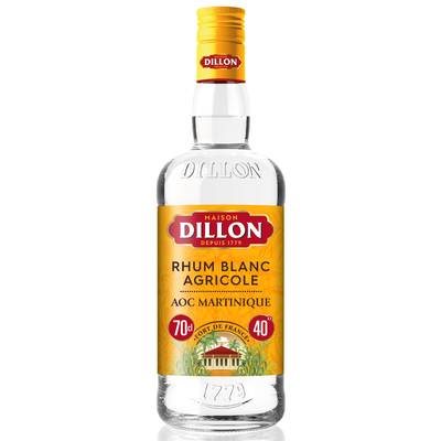 Dillon Rhum blanc 40°, 70cl
