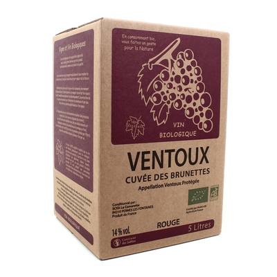 Ventoux rouge AOP Le Cellier Bio 14°, Bag in box 5L