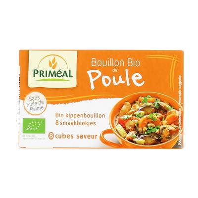 Priméal Bouillon Bio de Poule, 8x10g