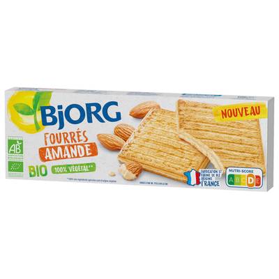 Bjorg Biscuits fourrés Amande Bio, 150g