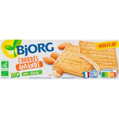 Bjorg Biscuits fourrés Amande Bio, 150g