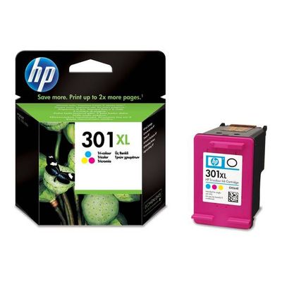 Hewlett packard Cartouche d'encre couleur XL 301, 1  cartouche