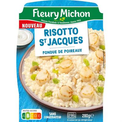 Fleury Michon Risotto Saint-Jacques Fondue de Poireaux, 280g