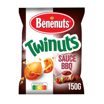 Benenuts Twinuts goût barbecue, 150g