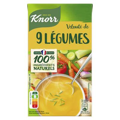 Knorr Soupe Velouté de 9 légumes, 1L