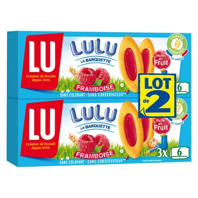 Lu La Barquette de Lulu Framboise, 2x120g
