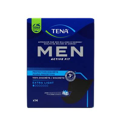 Tena Men Protection Homme Extra Light, 14  pièces