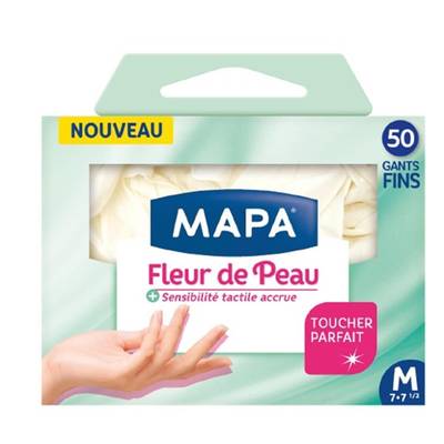 Mapa Gants fins fleur de peau, 50 gants taille M