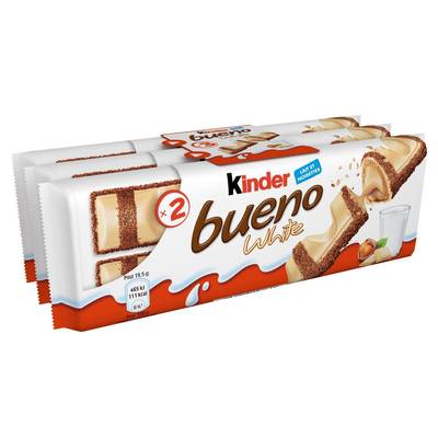 Kinder Bueno White, 3 barres - 117g