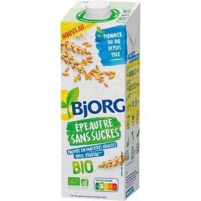 Bjorg Epeautre sans Sucre Boisson Végétale Bio, 1L