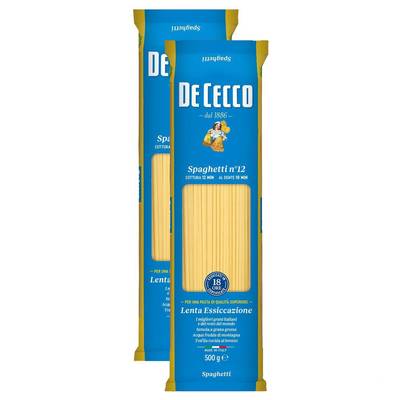 De Cecco Pâtes Spaghetti n°12 Premium, Lot de 2x500g