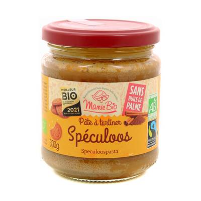 Mamie Bio Pâte à tartiner spéculoos bio, 300g
