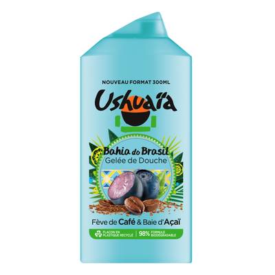 Ushuaïa Gel Douche Fève de Café & Baie d'Açaï, 300ml