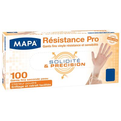 Mapa Gants résistance pro M (taille moyen), 100 gants