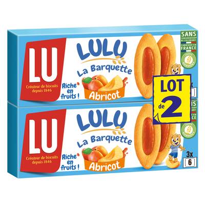 Lu La Barquette de Lulu Abricot, 2x120g
