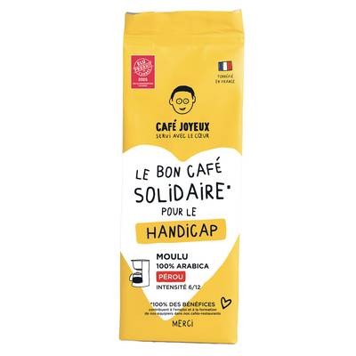 Café Joyeux Cafe moulu 100 Arabica - Origine Perou, 250g