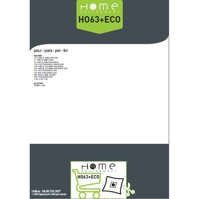 3307646102578 - Home équipement - Sacs aspirateur microfibres HO63+ECO