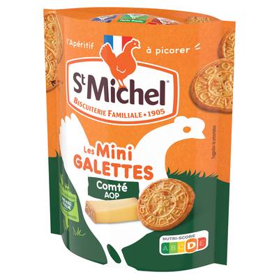 St Michel Mini Galettes comté AOP, 100g