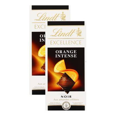 Lindt Chocolat noir excellence 47% orange intense, 100g