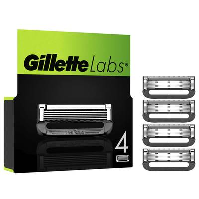 Gillette Labs Lames de rasoir exfoliantes, 4 lames