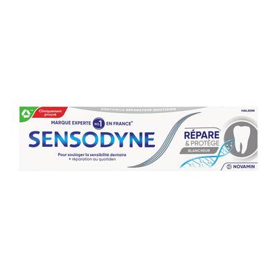 Sensodyne Dentifrice blancheur répare et protège, 75ml