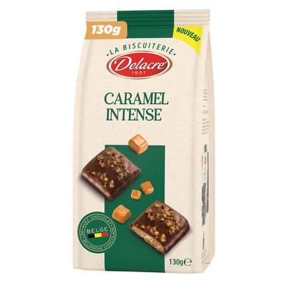 Delacre Biscuit chocolat caramel intense, 130g