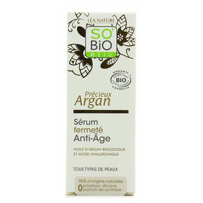 SO'BiO étic Sérum fermeté anti-âge à l'huile d'argan Bio, 30ml
