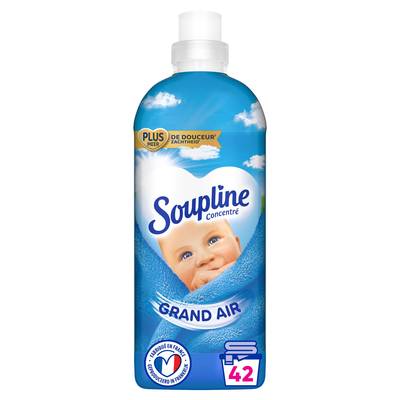 Soupline Adoucissant Liquide Concentré Ultra Grand Air, 880ml
