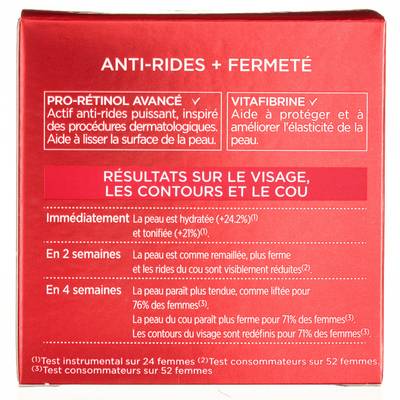 3600521594179 - L'Oréal - Soin remaillant anti-ride + fermeté Visage, Contours et Cou Revitalift
