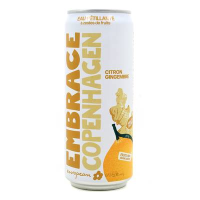 Embrace Copenhagen Boisson Pétillante Citron Gingembre, 33cl
