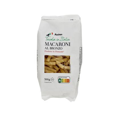 Auchan Tavola In Italia Pâtes Macaroni al bronzo Premium, 500g