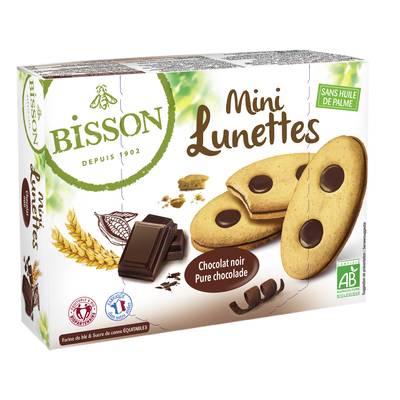 Bisson Mini lunette choco noir bio, 178g