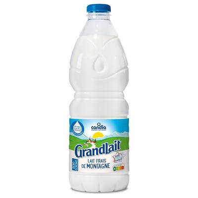 Candia Lait Frais de Montagne 1/2 écrémé pasteurisé, 2l