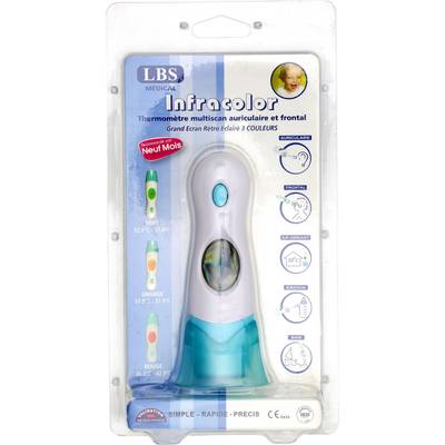 LBS Médical Thermomètre multiscan auriculaire et frontal