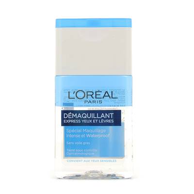 L'Oréal Démaquillant doux yeux et lèvres pour maquillage waterproof, 125ml