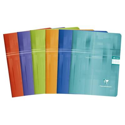 Clairefontaine Cahier 17 x 22 cm grands carreaux, 48  pages