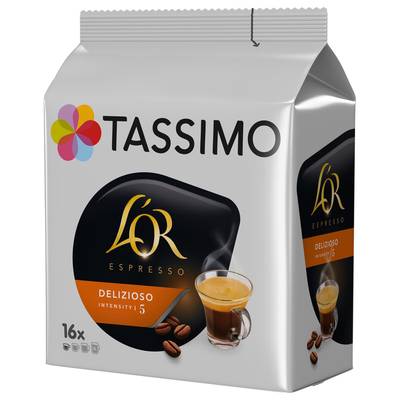Tassimo L'or delizioso intensité 5, 16 dosettes